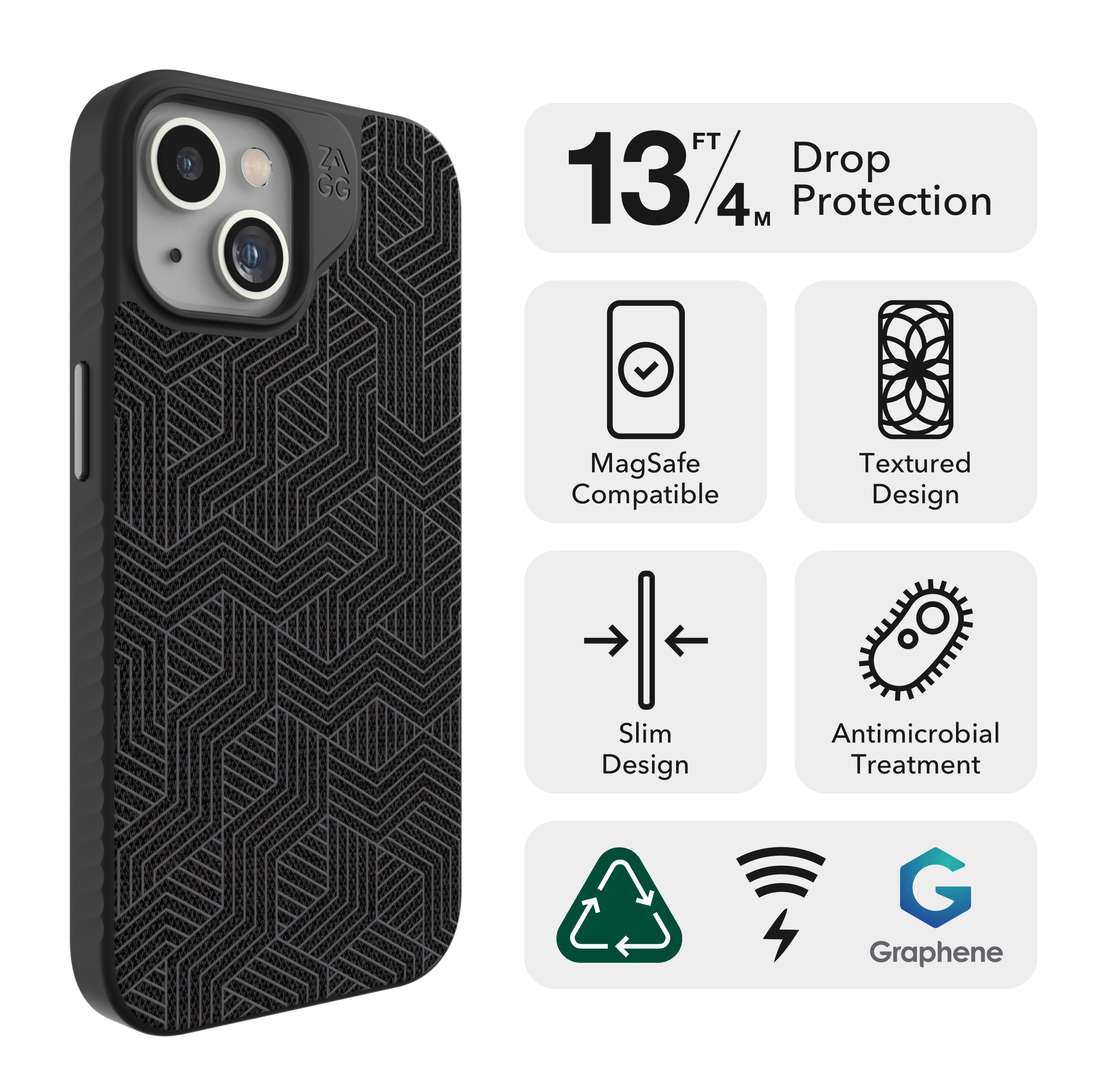 London Snap for MagSafe Apple iPhone 15/14/13 Cell Phone Case